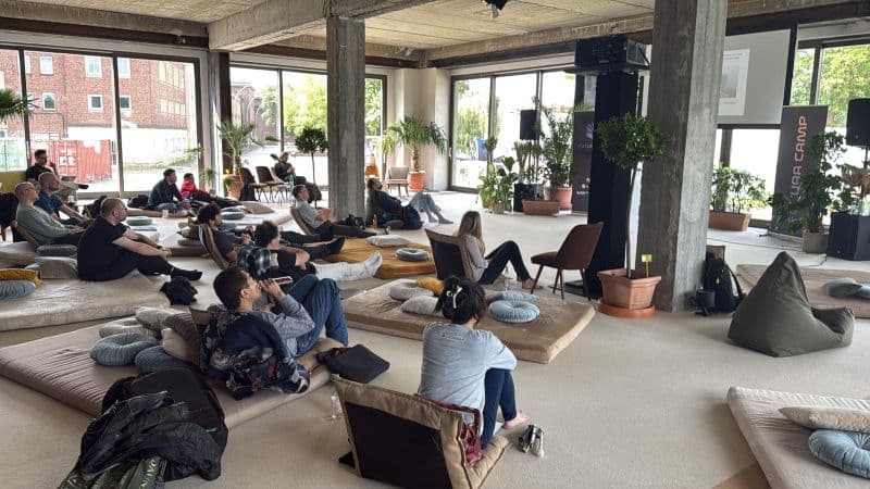 Participants gathered for the Sovereign AI and Sanctuary Tech track at Futura Camp