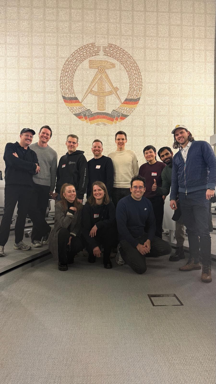 Group photo at the AI and LLM Privacy meetup in Berlin